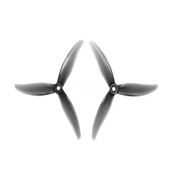HQ FlowerPig 5,1 Zoll 3-Blatt Propeller Grau (2CW+2CCW)