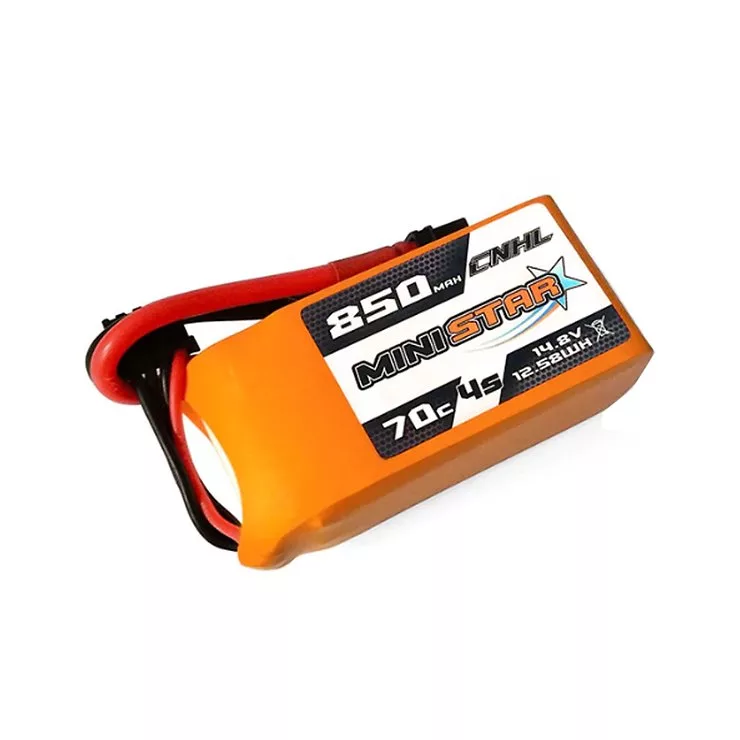 CNHL LiPo Akku MiniStar 850mAh 14.8V 70C 4S XT30U Plug