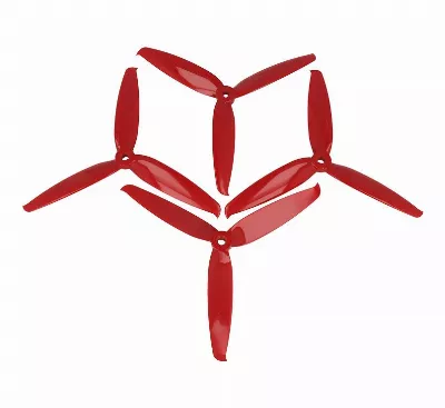 Gemfan 6042 6×4.2 Flash 3-Blatt-Propeller – Rot (2xCW, 2xCCW) 6 Zoll