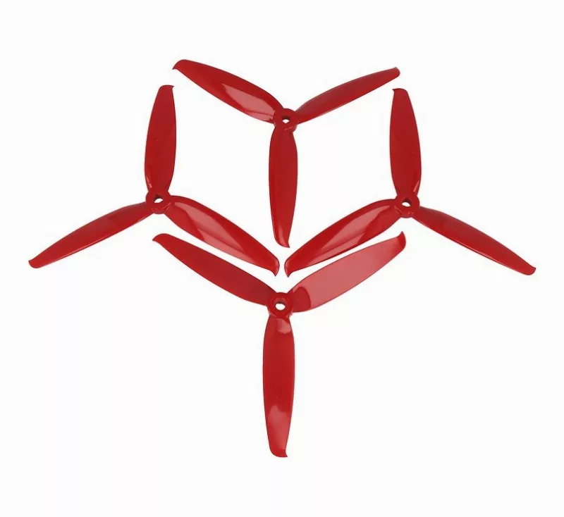 Gemfan 6042 6×4.2 Flash 3-Blatt-Propeller – Rot (2xCW, 2xCCW) 6 Zoll