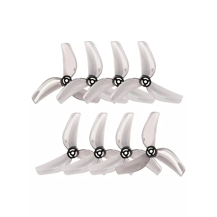 Gemfan 40mm 1614 3-Blatt Propeller Clear Black (4CW+4CCW)