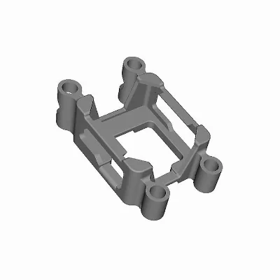 Foxeer Mega 5 O3 Halterung 3D Druck TPU Schwarz
