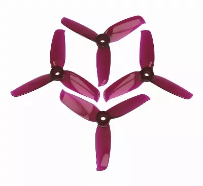Gemfan 4052 4×5.2 Flash 3-Blatt-Propeller – Lila (2xCW, 2xCCW) 4 Zoll