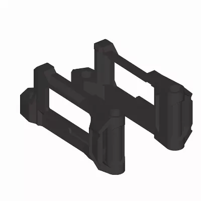 GEPRC Mark5 O3 Air Unit Halterung 3D Druck TPU Schwarz