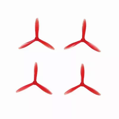 T-Motor T4944 4,9 Zoll 3-Blatt Propeller Crystal Red (2CW+2CCW)