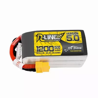 Tattu R-Line V5.0 LiPo Akku 150C XT60 1200mAh 6S