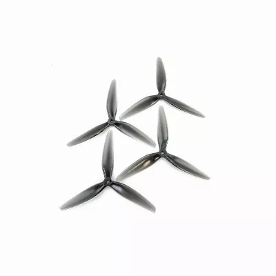 HQProp 7X4X3 3 Blatt Propeller POPO 4 Stück Poly Carbonate Hellgrau 7 Zoll