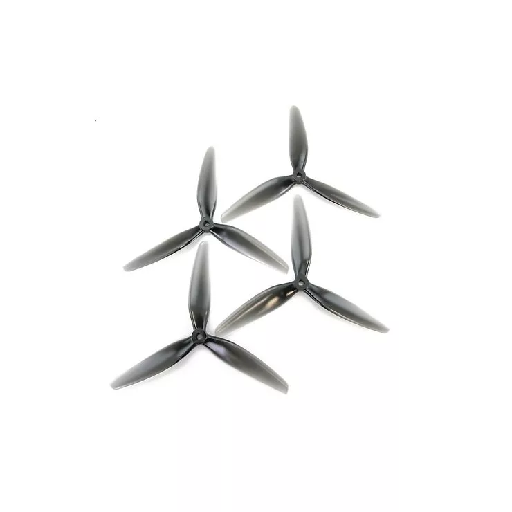 HQProp 7X4X3 3 Blatt Propeller POPO 4 Stück Poly Carbonate Hellgrau 7 Zoll