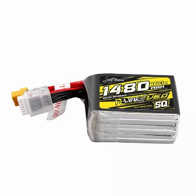 Tattu R-Line Version 6.0 Lipo Akku 1480mAh 160C 6S 22.2V XT60 Plug SQ