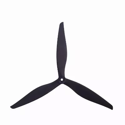 Gemfan 1070-3 10 Zoll 3-Blatt Propeller Schwarz (1CW+1CCW)