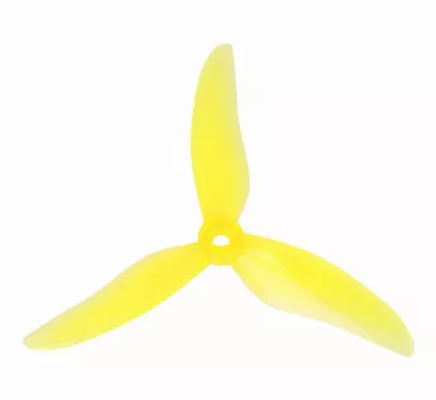 Gemfan 51499 Hurricane 3 Blatt Propeller Klar Gelb 2xCW 2xCCW 5 Zoll