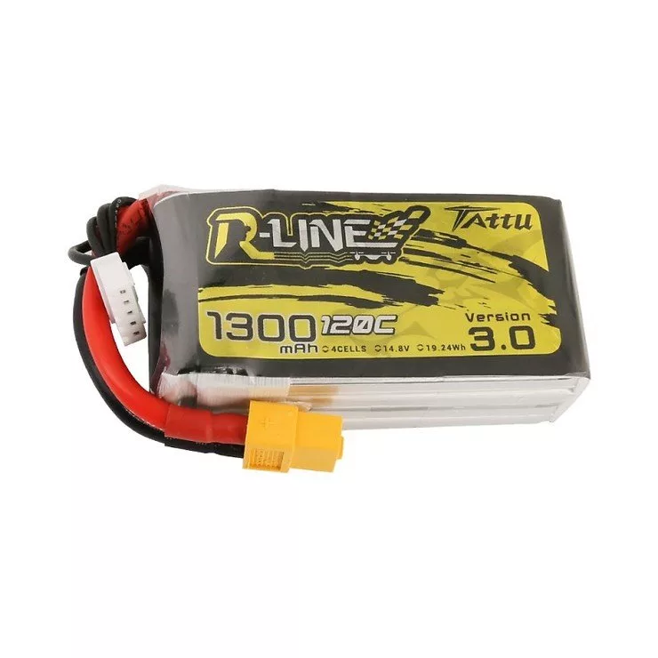 Tattu R-Line V3 Batterie LiPo Akku 1300 mAh 4S1P 120C XT60