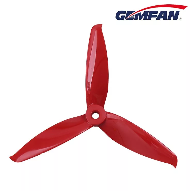 Gemfan 5152 5,1×5,2 Flash 3 Blatt Propeller Rot 2xCW 2xCCW 5 Zoll