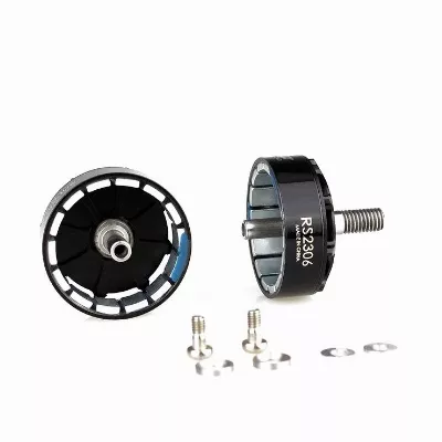 Emax Motor Glocken Set mit Magneten und Schrauben für RS2306 Motoren in schwarz