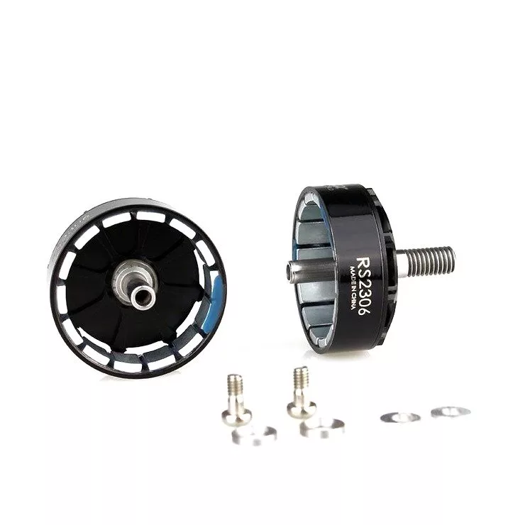 Emax Motor Glocken Set mit Magneten und Schrauben für RS2306 Motoren in schwarz