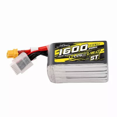 Tattu R-Line Version 6.0 Lipo Akku 1600mAh 160C 6S 22.2V XT60 Plug ST