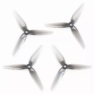 HQProp 5.1X4.2X3 3 Blatt Propeller POPO 4 Stück Poly Carbonate Hellgrau 5 Zoll