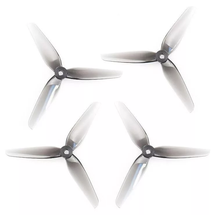 HQProp 5.1X4.2X3 3 Blatt Propeller POPO 4 Stück Poly Carbonate Hellgrau 5 Zoll