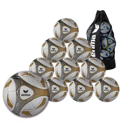 Erima Hybrid Training Fußball 10er Ballpaket inkl. Ballsack 7192508