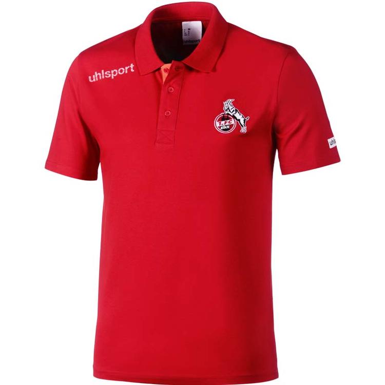Uhlsport 1.FC Köln ESSENTIAL POLO SHIRT rot