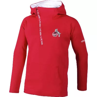 Uhlsport 1.FC Köln ESSENTIAL PRO HOODY rot