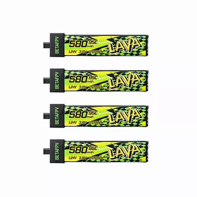 BetaFPV LAVA II Lipo Akku 95C LiHV 580mAh 1S 4 Stück