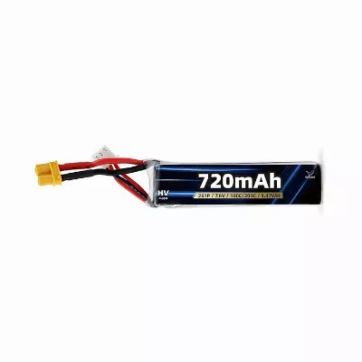 HGLRC LiPo Akku 2S 720mAh 7.6V 100C A30