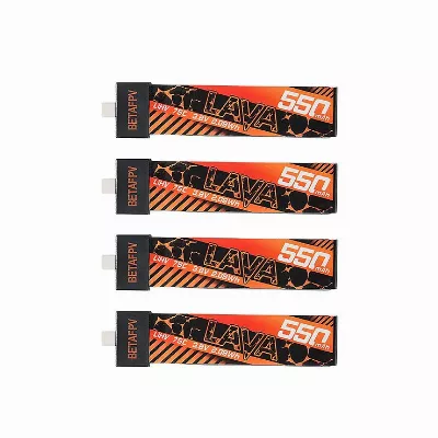 BetaFPV LAVA Lipo Akku 75C LiHV 550mAh 1S 4 Stück