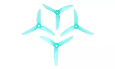 HQ Durable Prop 4043 Dreiblatt 4X4.3X3V1S Türkis 4 Stück PC FPV Propeller 4 Zoll