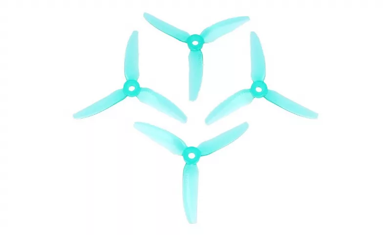 HQ Durable Prop 4043 Dreiblatt 4X4.3X3V1S Türkis 4 Stück PC FPV Propeller 4 Zoll