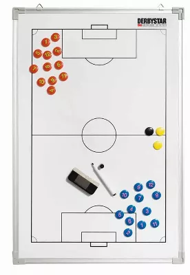 Derbystar Taktiktafel Aluminium Fussball 45 x 30 cm 4111000000