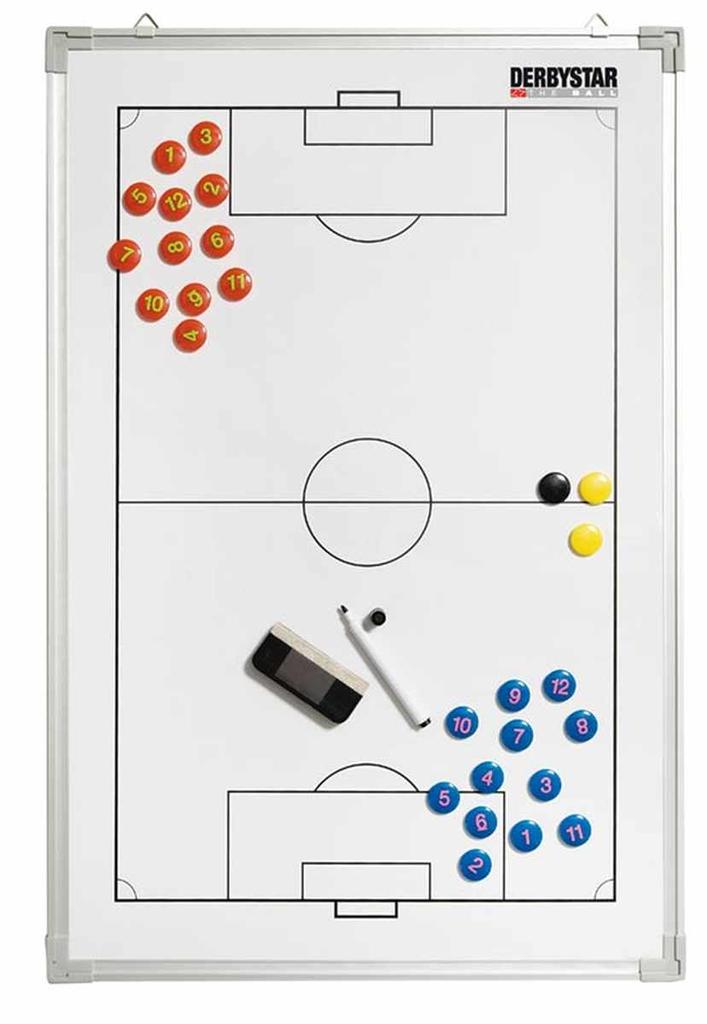 Derbystar Taktiktafel Aluminium Fussball 45 x 30 cm 4111000000