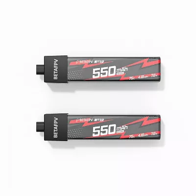 BetaFPV Lipo BT3.0 550mAh 2S 75C 2 Stück