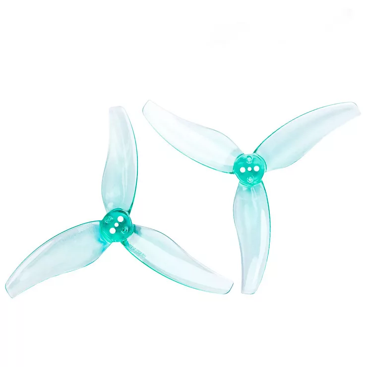 Gemfan Hurricane 3630-3 3.6 Zoll 3-Blatt Propeller Clear Green (2CW+2CCW)