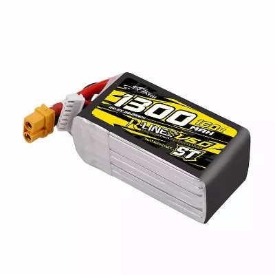 Tattu R-Line Version 6.0 1300mAh 22.2V 160C 6S1P Lipo Akku XT60U-F Plug