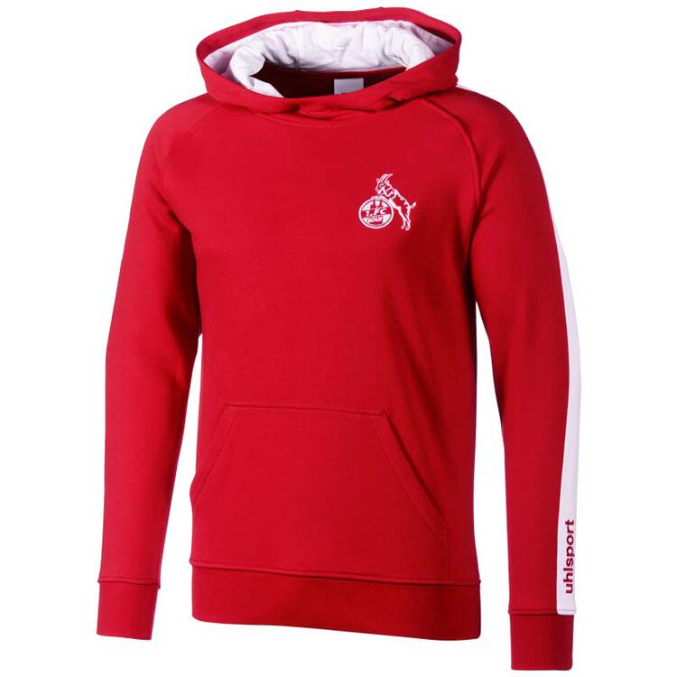 Uhlsport 1.FC Köln HOODY RETRO 1948 HERREN rot/weiß