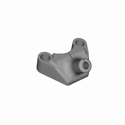 Foxeer Mega 5 O3 Antennenhalterung 3D Druck TPU Schwarz
