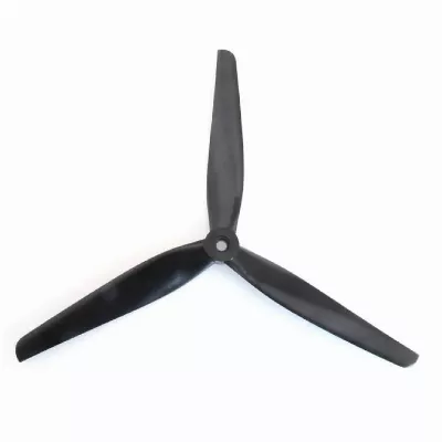 HQProp MacroQuad 8X4X3 8 Zoll 3-Blatt Propeller Schwarz-Glasfaser (1CW+1CCW)