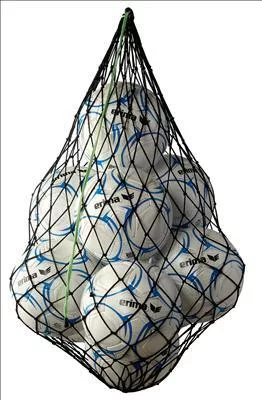 Erima Ballnetz für 10 Bälle schwarz/green 723001 Gr. 00