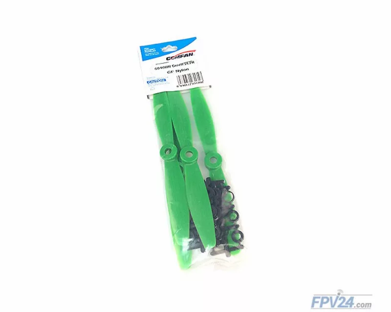 Gemfan 6040 6×4 GFN Glass-Fiber-Nylon Bullnose Propeller Grün 2xCW 2xCCW 6 Zoll