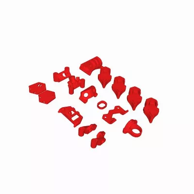 SpeedyBee Master 5 V2 3D Druck TPU Set Rot