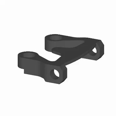 GEPRC Mark5 Antennenhalterung 3D Druck TPU Schwarz