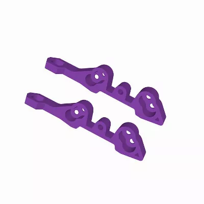 FlyFishRC Volador 5 Antennenhalterung 3D Druck TPU violett