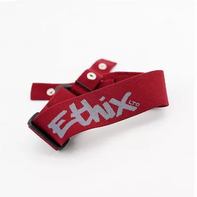 Ethix Goggle Strap DJI FPV HD Brille V3 Grey Logo Burgund