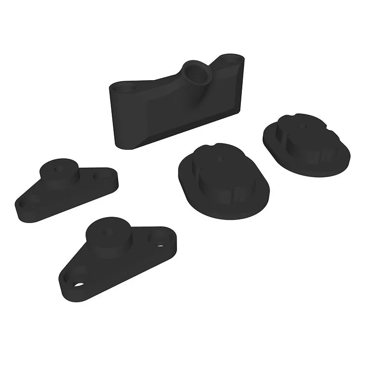 iFlight AOS V5 DJI O4 Air Unit (Lite) Adapter Set 3D Druck TPU Schwarz