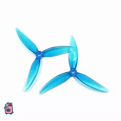 HQProp Flowerpig R29.5 5,1 Zoll 3-Blatt Propeller Blau (2CW+2CCW)