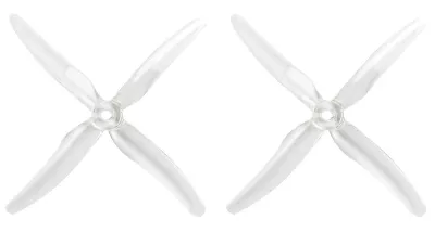 Gemfan 51455 Hurricane 4 Blatt Propeller Klar 4 Stück 5 Zoll