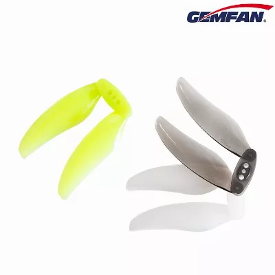 Gemfan Floppy Proppy 4019 faltbarer FPV Propeller 2 Blatt Clear Yellow 4 Zoll