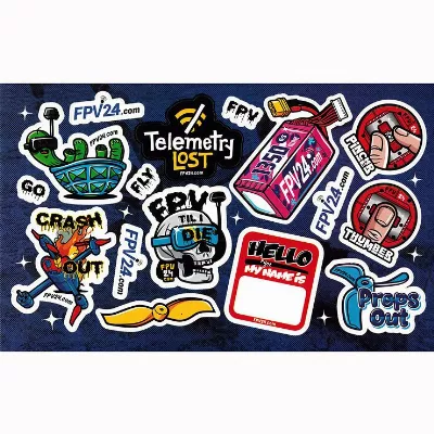 FPV Vinyl Aufkleber Sticker Set