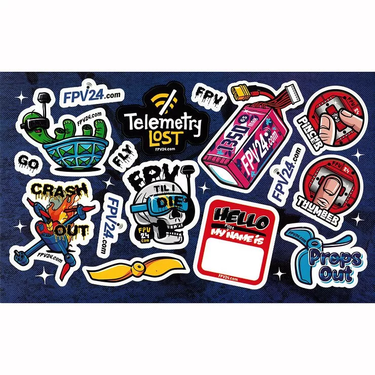 FPV Vinyl Aufkleber Sticker Set